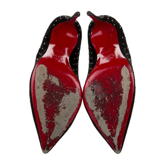 ❤️Christian Louboutin Suede Studded Accents Pumps❤️ - Picture 5 of 5
